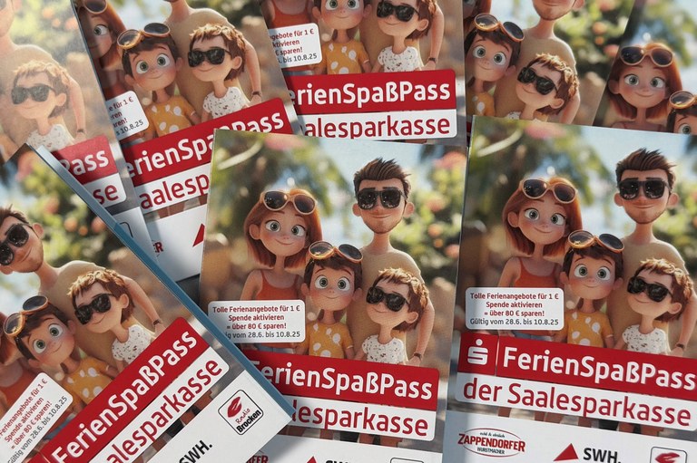 FerienSpaßPässe der Saalesparkasse für unsere Kita-Kinder