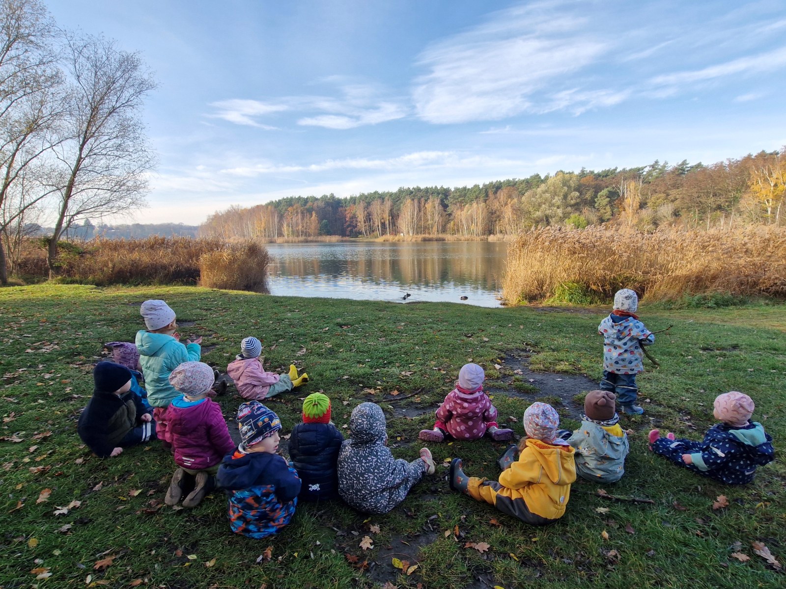 Kita Heideröschen unterwegs im Herbst