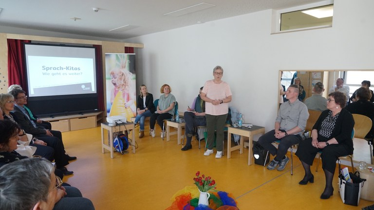 Besuch der Sozialministerin Petra Grimm-Benne in unserer Kita Am Stadtpark